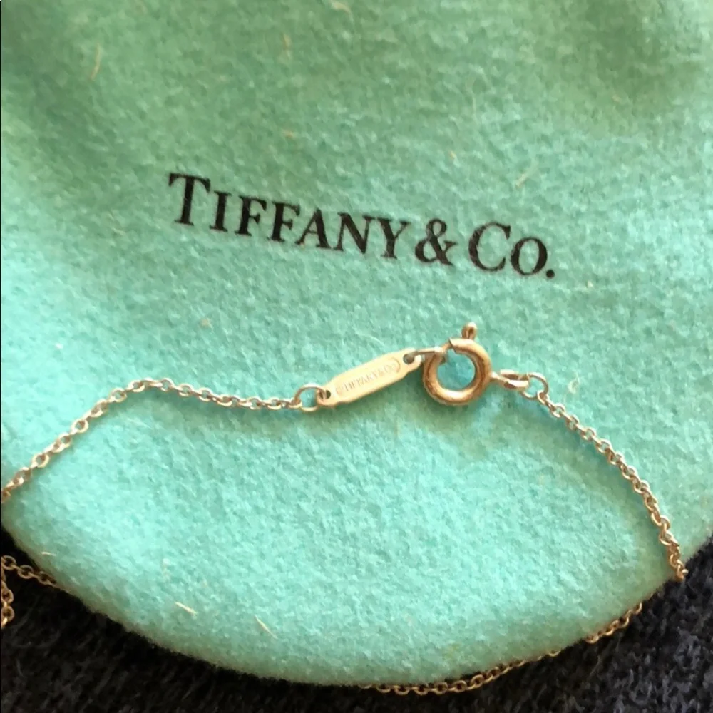 Tiffany necklace - Circle Pendant - Sterling Silver - Picture 3 of 6